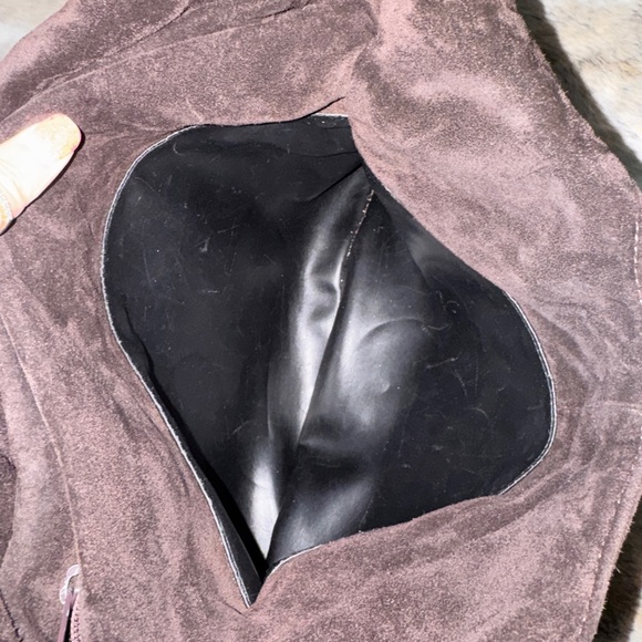 Viva Bags of California-Brown Suede HandBag - Picture 6 of 6